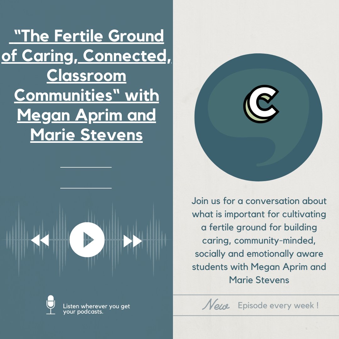 communityroombc's tweet photo. Our latest episode: a conversation about “The Fertile Ground of Caring, Connected, Classroom Communities“ - cultivating a fertile ground for building caring, community-minded, socially and emotionally aware students.  @Gaylebeavil @BalDhillon2
 
Spotify: https://t.co/3uHKdcb0c8 https://t.co/VmlScvmphQ