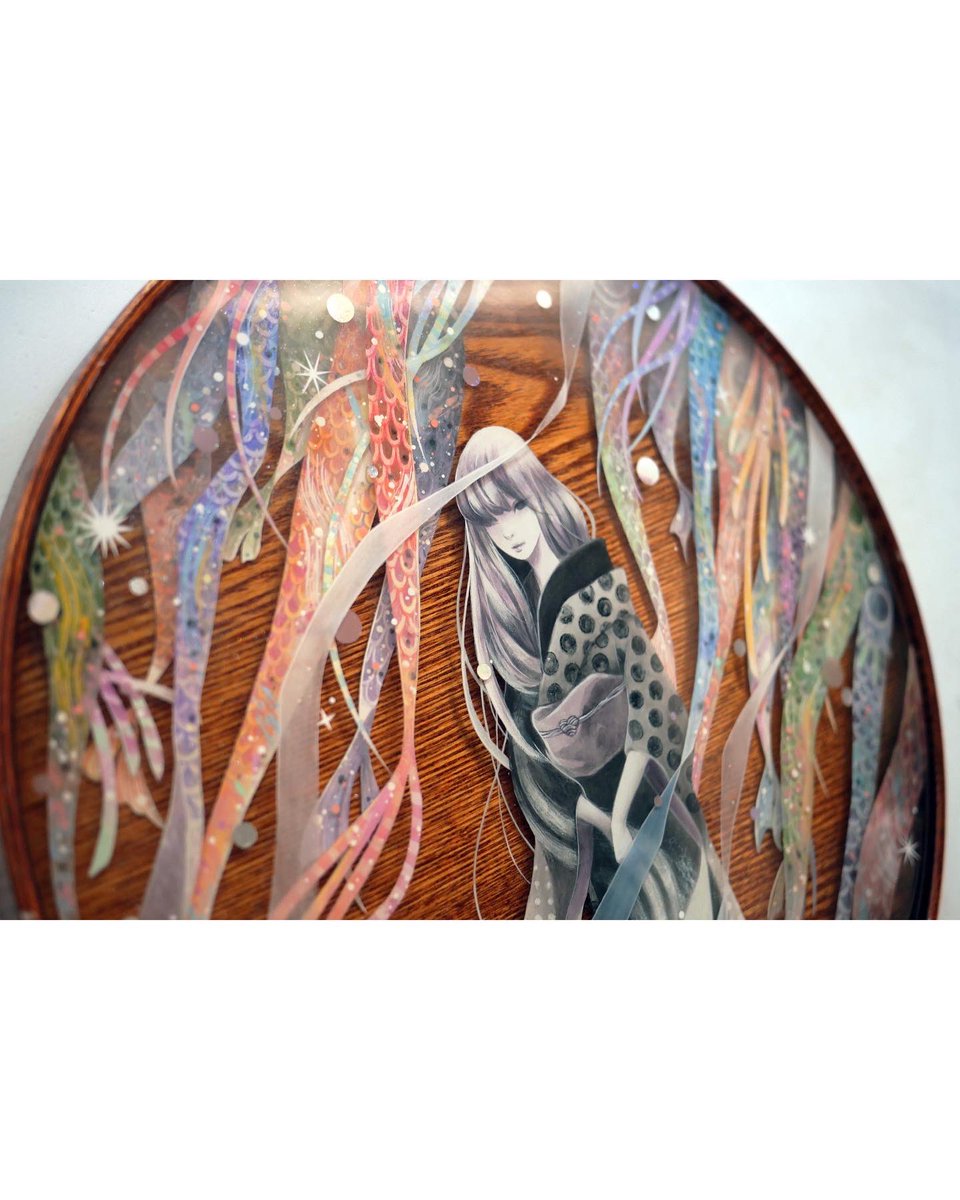 “Rainbow Koinobori”, mixed media resin, 13” x 13”inches. My solo show “Luminescence” @havengallery runs from Sept.24th - Oct.23rd 2022.

View the entire show here or link bio: havengallery.com/portfolio/mall…

To inquire on my last available work, email info@havengallery.com