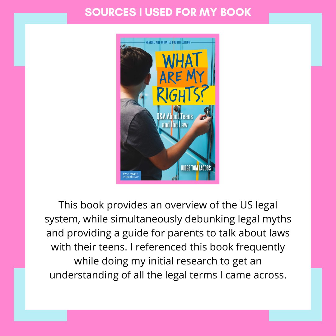 Sources I Used for My Book #2: "What Are My Rights?" by Judge Tom Jacobs ⭐️⭐️⭐️⭐️

#writing #books #activism #civilrights #civilliberties  #tomorrowbeginsnow