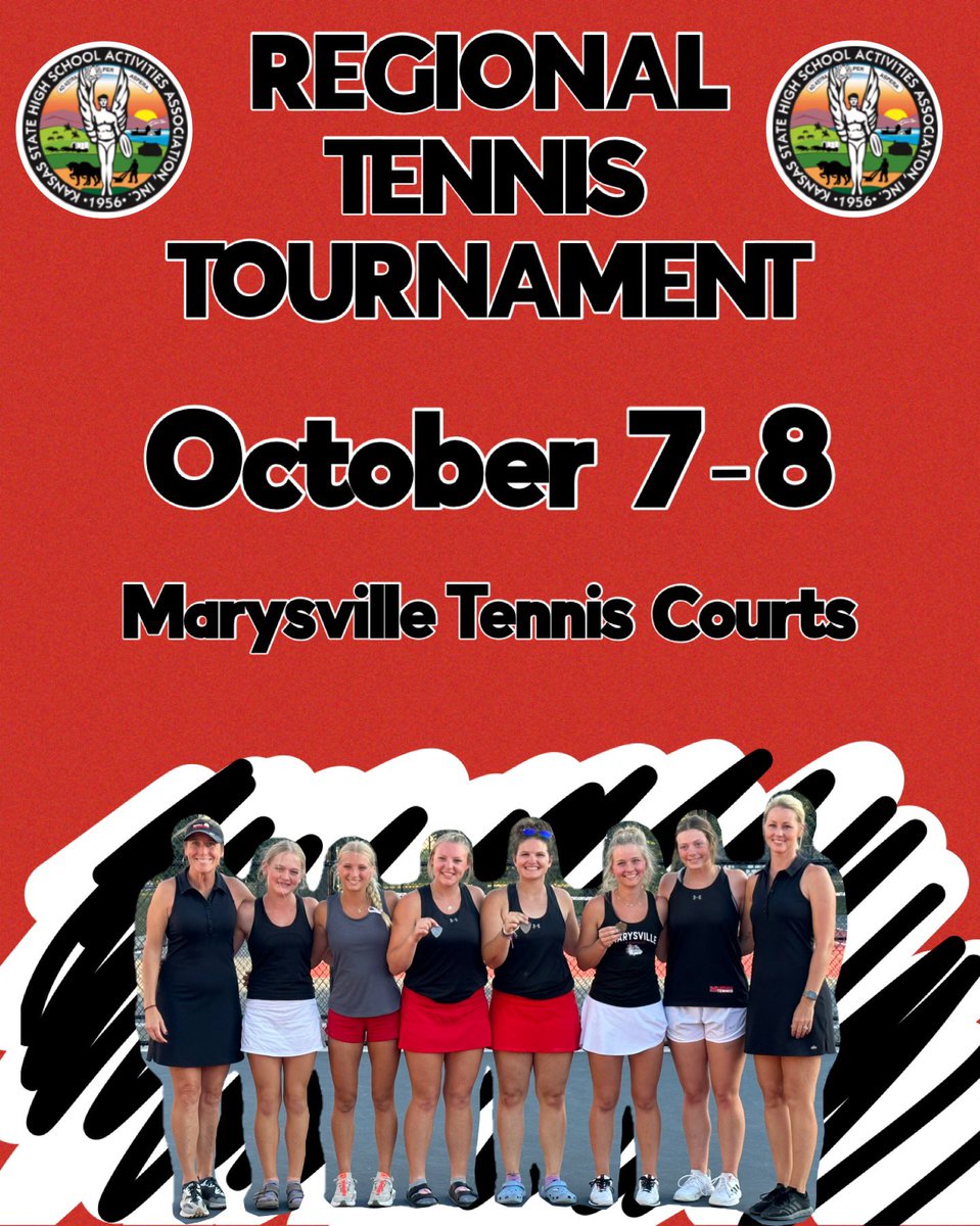 Marysville10s's tweet photo. Come support the Bulldogs tomorrow on our home courts as they work toward a team championship and bids to the state tournament! Play starts at approximately 10:30 am on Friday and 9:00 am on Saturday 
#allinallbulldog #bulldogtennis #TIOY #dogproud364 #itsagreatdaytobeabulldog https://t.co/PYzxBNpViT