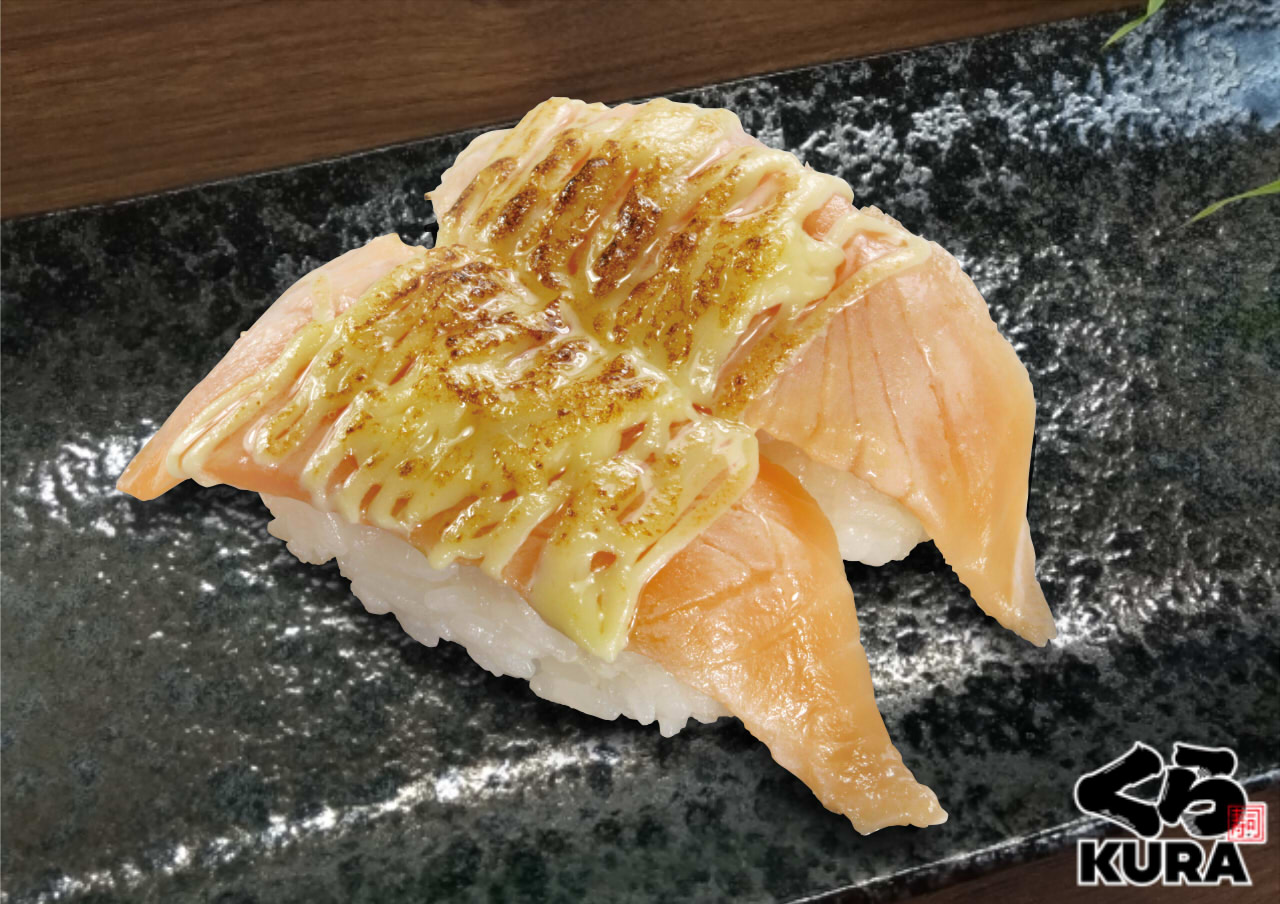 炙りサーモンバジルチーズ購入8000 高評価】スシロー にぎり 炙りサーモンバジルチーズの感想