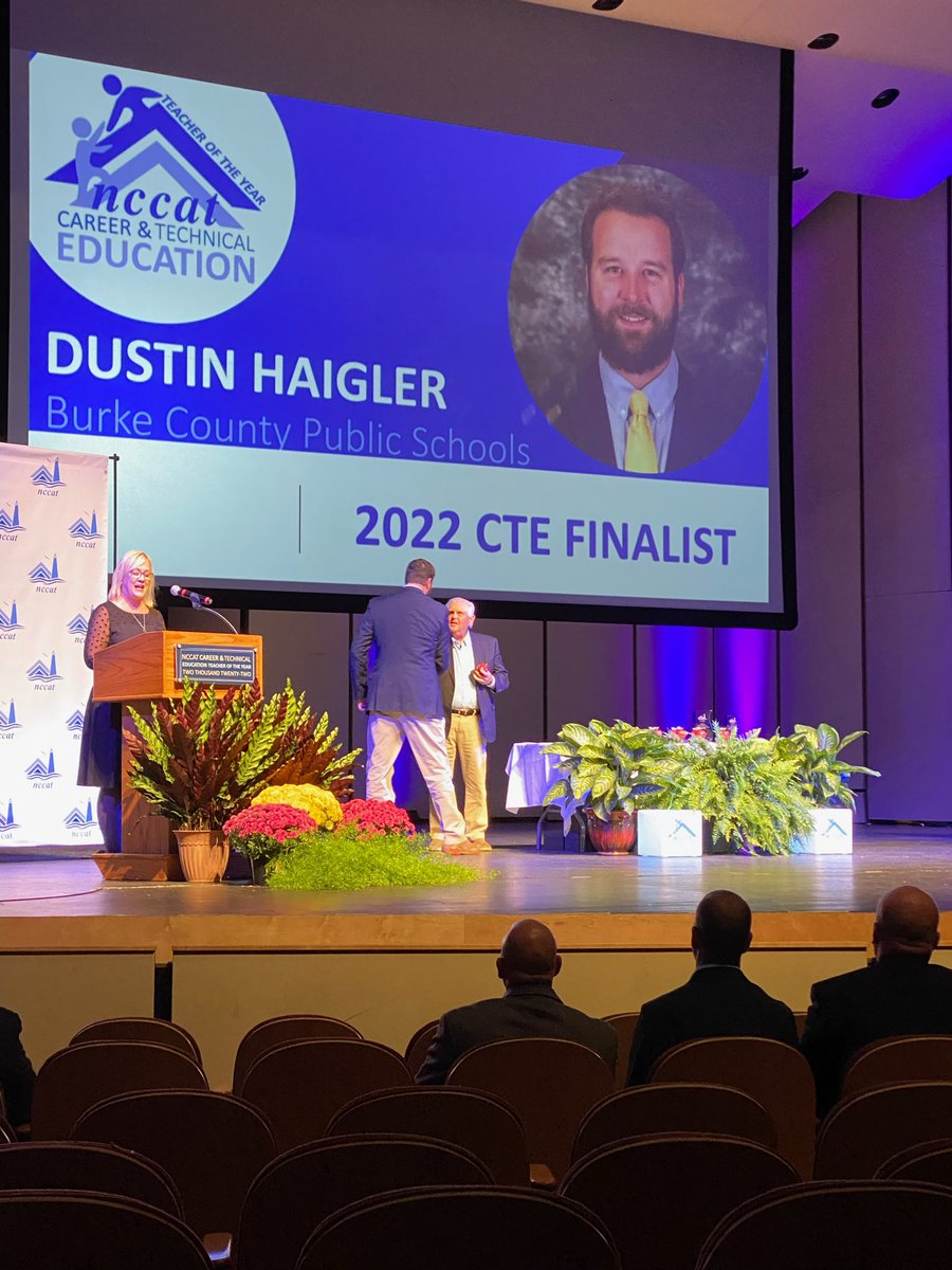Congratulations to Dustin Haigler, FHS Agricultural teacher! He was recognized as a finalist for the NCCAT CTE teacher of the year! Way to go Dustin! #allinBCPS #ignitelearningBCPS