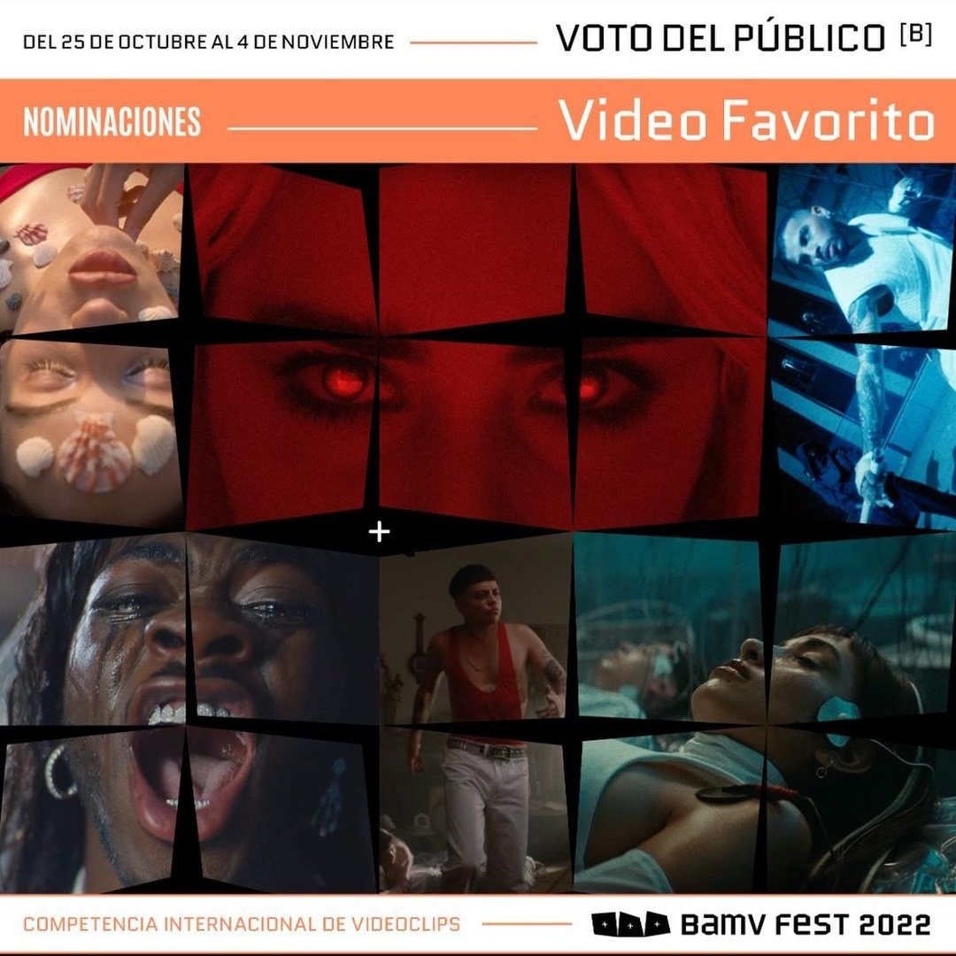 LaliPromotion's tweet photo. Nominaciones - Premios Buenos Aires Music Vídeo Festival 2022 #BAMVFest

• Video Favorito: "Disciplina"
• Video Pop: "N5"
• Video Del Año: "2 Son 3" - [Dir. Juan Gonz]
• Mejor Video ARG: "Como Tú" - [Dir. Renderpanic] https://t.co/FMCBYKuLxf