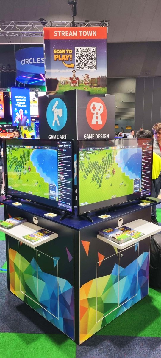 Stream Town (@streamtowngame) on Twitter photo We are live at #PAXAUS!
Come by the <a href="/AIEedu/">Academy of Interactive Entertainment (AIE) RTO 880</a> booth and scan the QR code to join your PAX's very own Stream Town! ๐ก๐จ We are live at #PAXAUS!
Come by the <a href="/AIEedu/">Academy of Interactive Entertainment (AIE) RTO 880</a> booth and scan the QR code to join your PAX's very own Stream Town! ๐ก๐จ