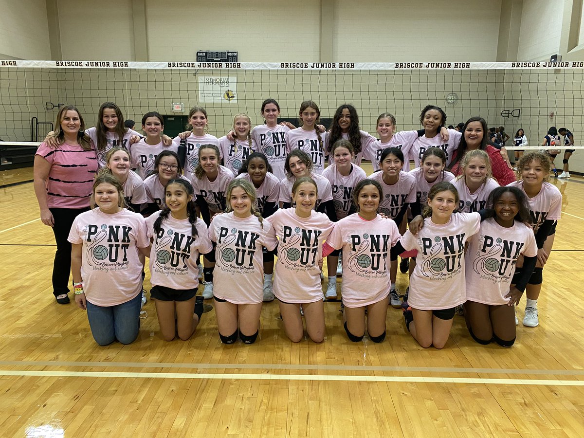 Great job to our 7th grade teams on their wins tonight!!! <a href="/coachbencks/">Lauren Benckenstein</a> <a href="/MelissaSoileau1/">Melissa Soileau</a> <a href="/BJHAthletics/">Briscoe Athletics</a> <a href="/briscoe_eagles/">Briscoe Junior High</a>