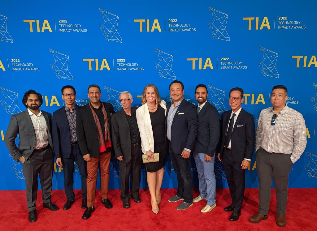 The team is all here and we are excited to celebrate the #2022TIAs with the #BCTech community. Thank you to @wearebctech and the #2022TIAs for continuing to recognize the leaders of BC’s tech community!