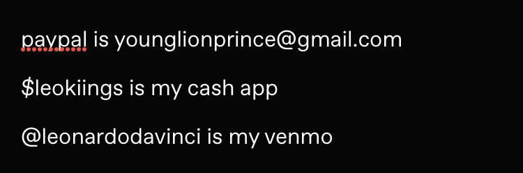 leekiings's tweet photo. i just got home and i have to pay $657 by the 11th or i'm getting evicted out my apartment and i will not have enough for tomorrow https://t.co/3NXk9uAXPr