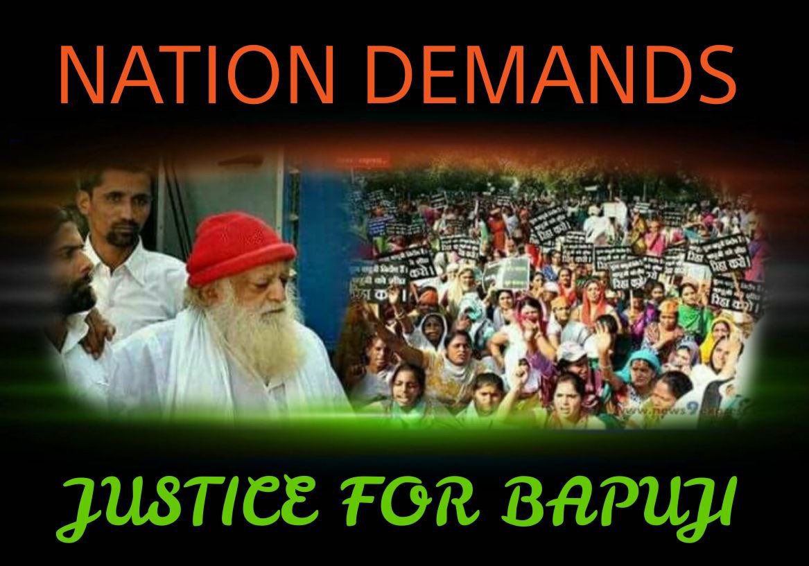 patel_chhagan's tweet photo. Evidences of innocence of Sant Shri Asharamji Bapu were ignored by lower Court & Sentenced to jail to the saint, that's height of injustice.
#NoMoreInjustice will be tolerated
Uproar for Release #BapuJi
#CallOfTheNation 👉 #WeSupportTruth & Demand Justice For Asharamji Bapu. https://t.co/8WEROnzjy2