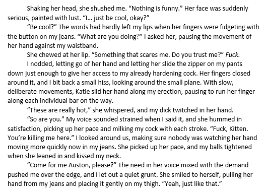 authormegbecker's tweet photo. A little hands on appreciation on an airplane for this Friday afternoon? π #Cocktober might be my new favorite month!
#amwriting #unedited #untitledWIP https://t.co/pcr6VPxUt6