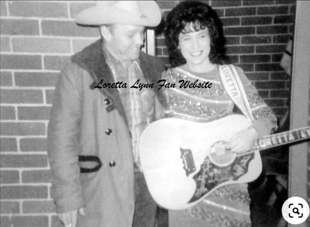 My website customer, #JanetMcBride, had a few words to say about <a href="/LorettaLynn/">Loretta Lynn</a>, and I posted them on Facebook here: facebook.com/paul.l.white/p….  Since she mentioned the year "1965," I found a photo of Miss Loretta and Doo from that year!