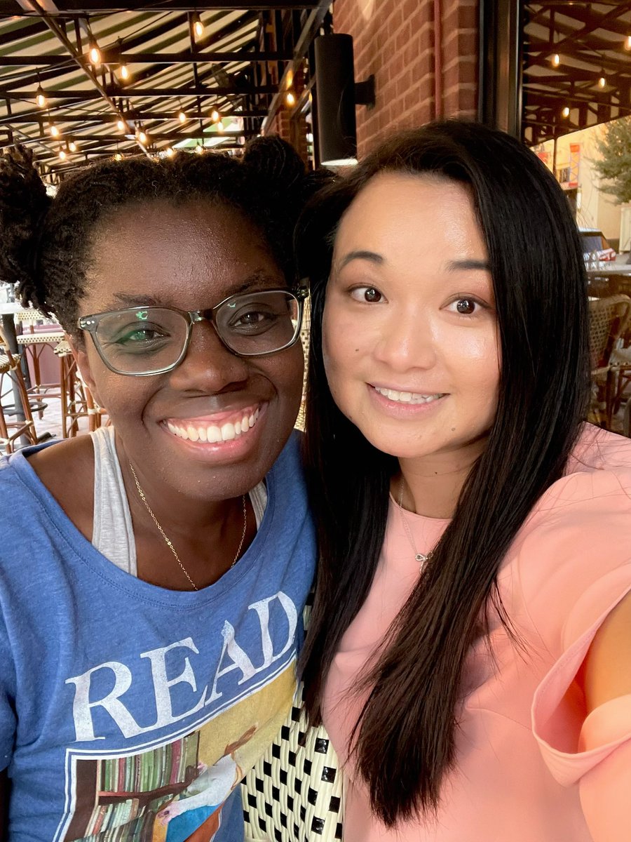 Today I got to meet my editor <a href="/bunmi_ishola/">Bunmi Ishola</a>! From #PBPitch till now, it has been such an amazing journey to bring my debut story to life with her! When we ordered the same drinks this evening, we knew our partnership was meant to be! 😂🥳