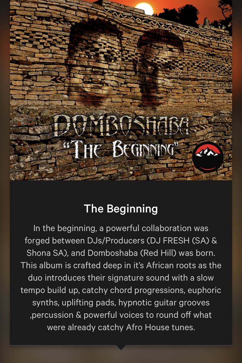 <a href="/domboshabaduo/">Domboshabaduo</a> - The Beginning

OUT NOW!!!🔥🔥🔥. Dropping two of my faves from this baby on #MiddayBoost today at 14:40🕺🏾🕺🏾🕺🏾
<a href="/DomboshabaR/">DomboshabaRecords</a>