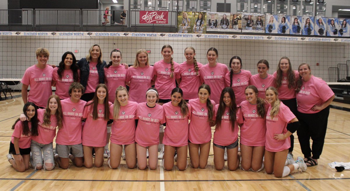 elknorth_vb's tweet image. Productive &amp;amp; fun 🏐 night at Elkhorn North:

Dig Pink 🎀 Night✅
Sweep of Elkhorn South✅
Celebrate 2 players w/ Milestones✅

Congrats to these two Juniors⤵️
@ReeseBooth_ 2️⃣0️⃣0️⃣0️⃣ set assists!

@hayleewolf_ 1️⃣0️⃣0️⃣0️⃣ digs!

Next up:EMC conference tourney on Saturday
#gowolves🐺🏐
