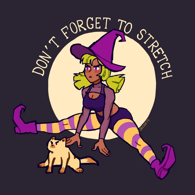 inktober / costober #6: WITCHmy RSI has been flaring up a bit from all the inktobering so heres a little reminder 