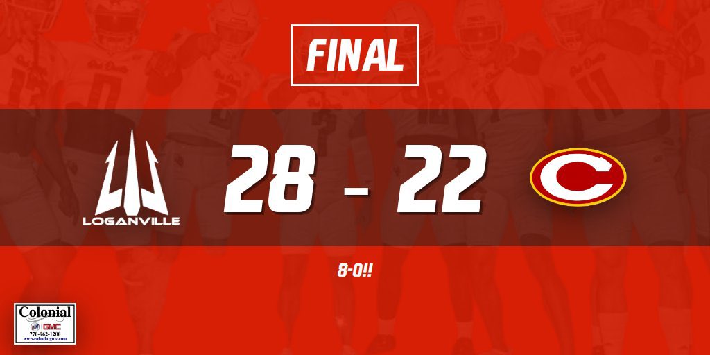 LHSFBRecruits's tweet photo. 28-20!! FINAL!! 8-0!! https://t.co/IdLTNT8mN8