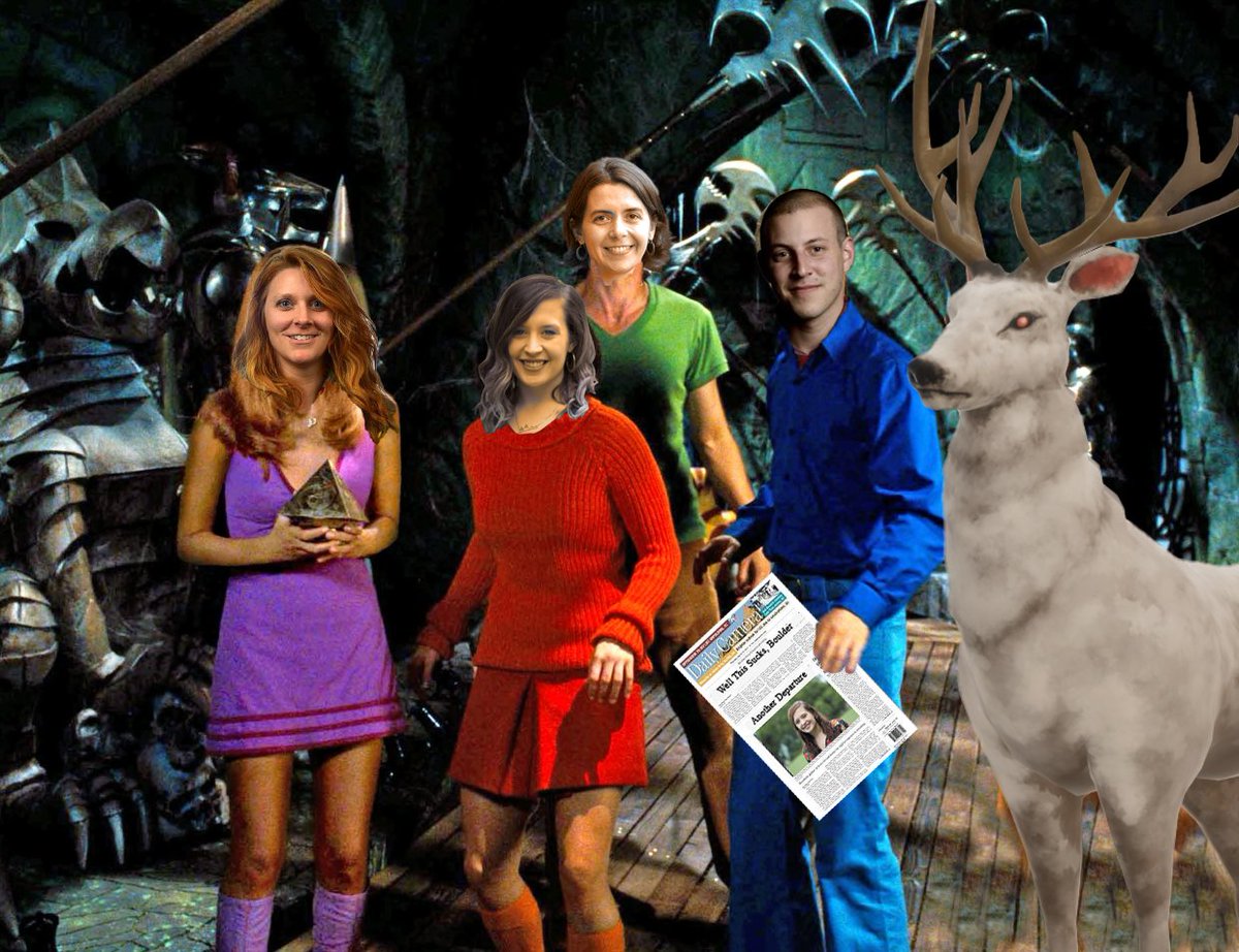 laughablebldr's tweet photo. and Boulder city council would have gotten away with it if it weren’t for those meddling reporters @shayshinecastle, @djswearingen, @meltzere, @alex_burness https://t.co/ZrSuRg6DyA