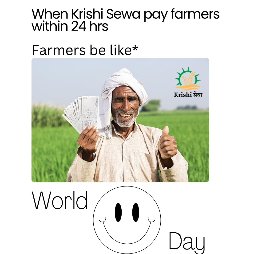 teamkrishisewa's tweet image. Their smile matters us alot.
Happy World Smile Day 
KRISHI SEWA
#WorldSmileDay #krishisewa