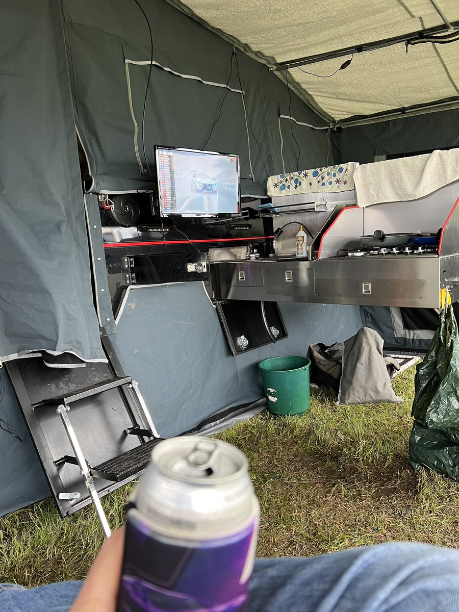 tonk_elec's tweet photo. Watched Practice 3 this morning from the top of Mt Panorama, stayed dry 
Now watching Practice 4 from camp trying to stay dry 😬
#Bathurst1000 https://t.co/WApjF97mjZ