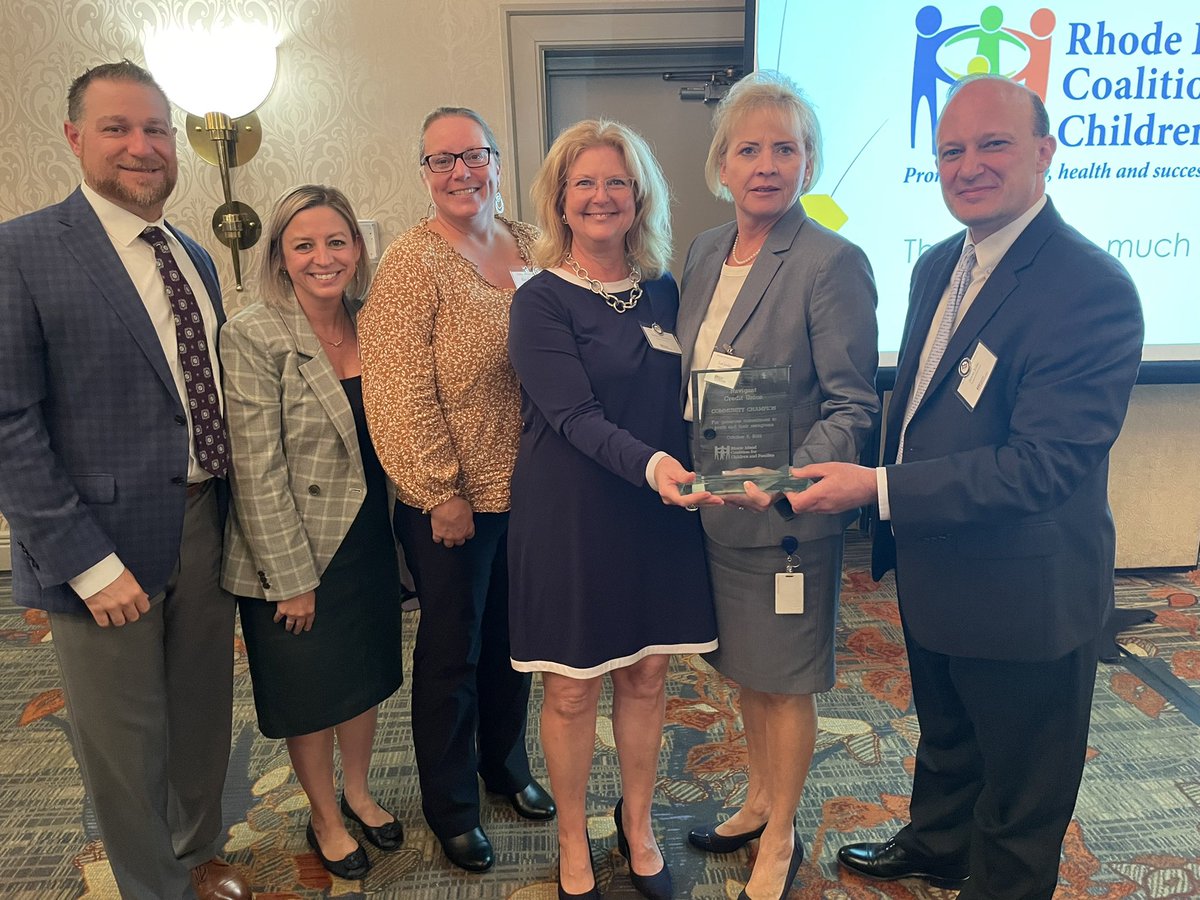 LisaGuillette's tweet photo. Congratulations @NavigantCU for receiving a Champion Award from the @riccforg today! Thank you for underwriting &amp; hosting the largest foster family appreciation event in the history of our state. We are grateful for your thoughtful &amp; generous support of children in foster care. https://t.co/eg2F0Y7Pcw