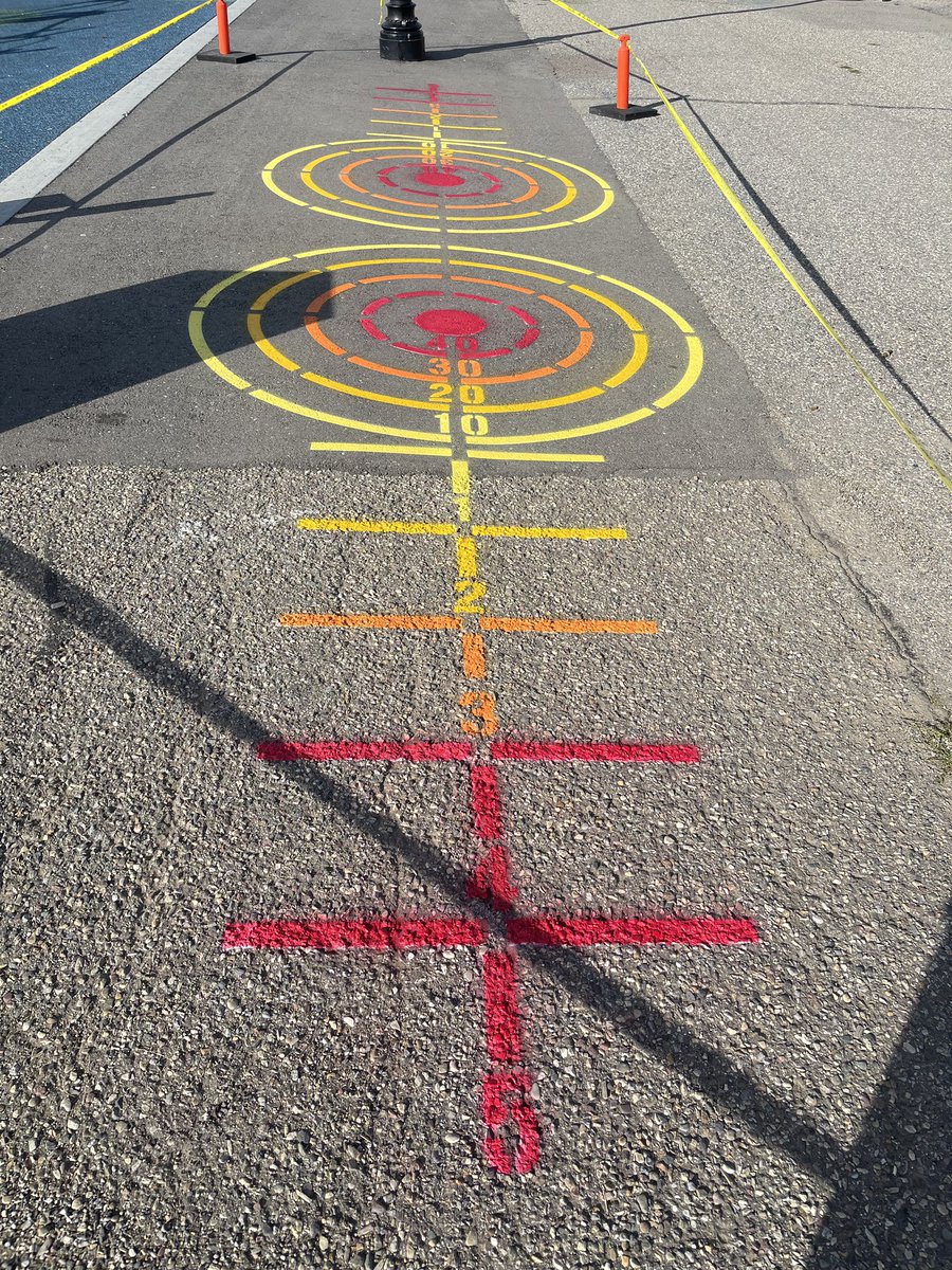 Come take a look at some of our new outdoor play spaces! Thank you <a href="/LethSchDivision/">LethbridgeSchoolDivision</a> for painting them for us!