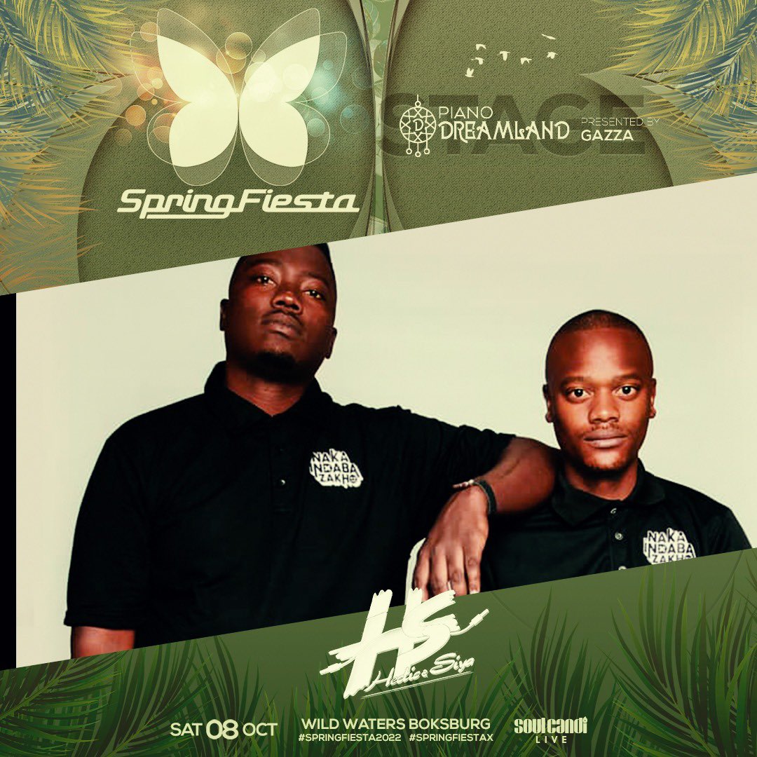 TalithaJLokwe's tweet photo. Headliners at one of the stages PIANO DREAMLAND 🔥🔥🤌🏿 @FeloLeTee @SpringFiestaSA
#SpringFiesta
#springfiesta2022
#SpringFiestaX https://t.co/UDN9az6Tks