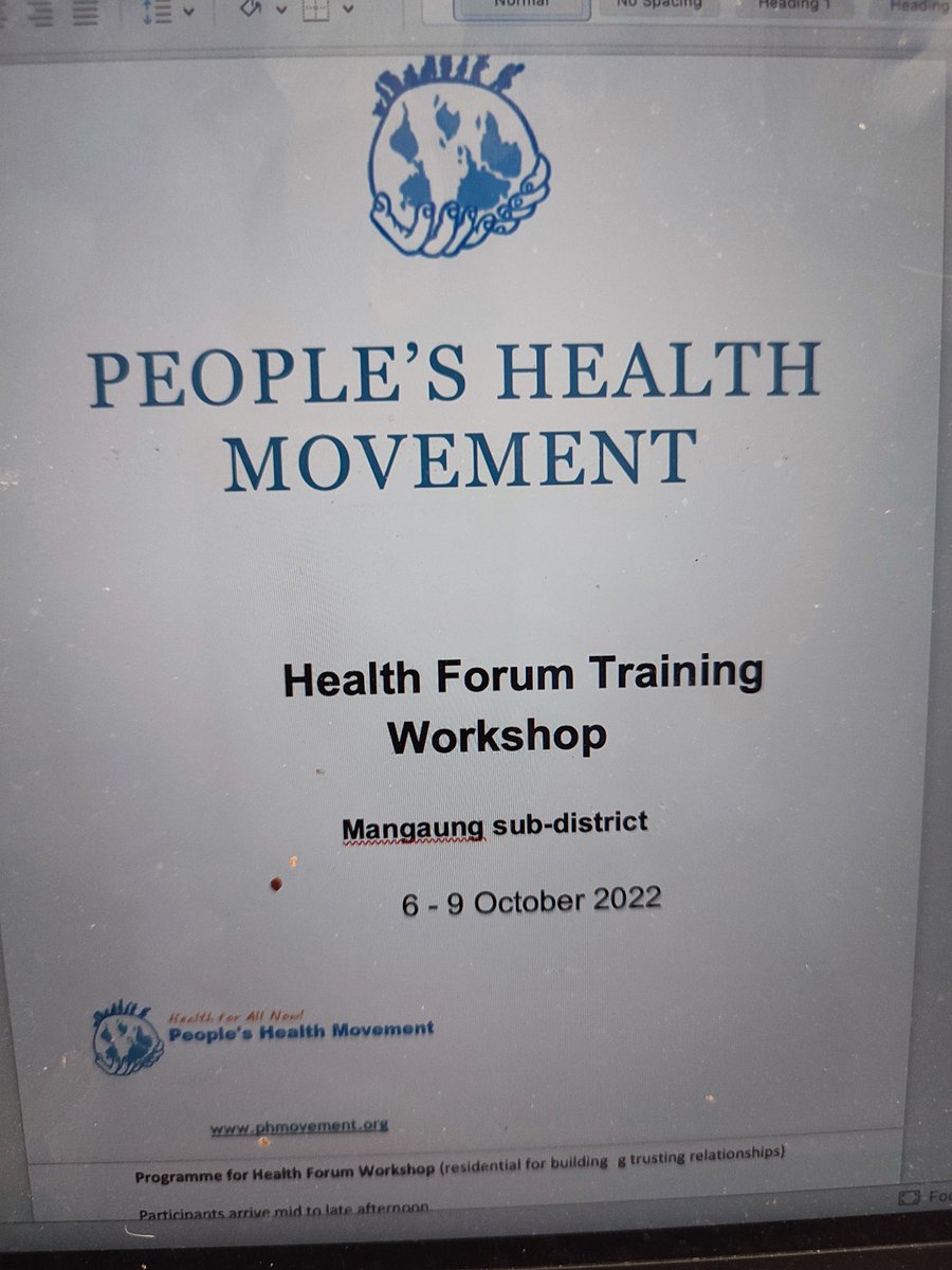PHMSA1's tweet photo. The #Mangaung Health Forum Training underway. Activists started the day on a high note. #HealthForAllNow #RightToHealthNow #HealthEquityNow https://t.co/mPA4iXwGUw