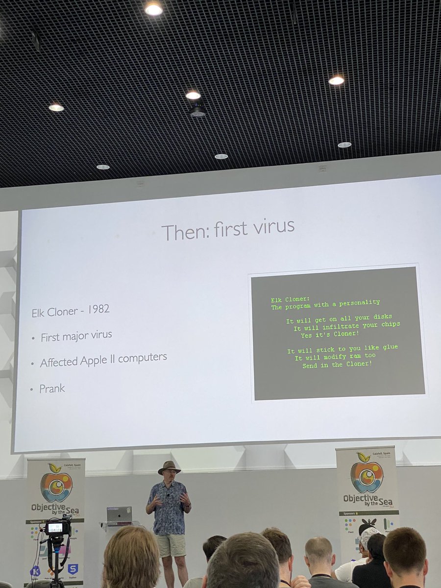 The first 🍎virus!
#OBTS