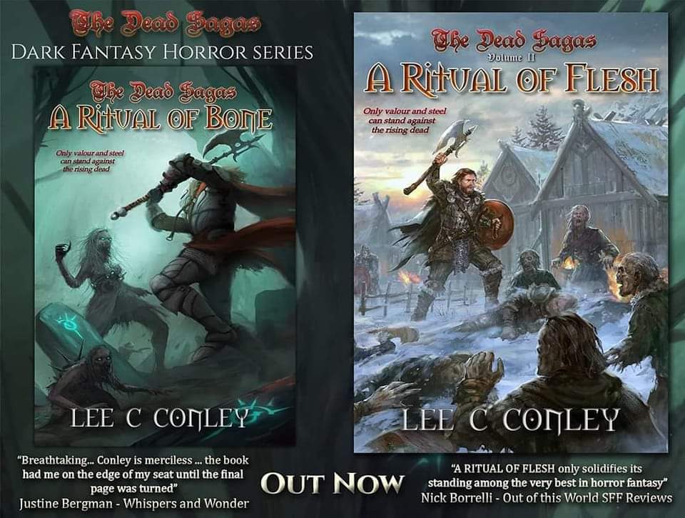 LongswordLee's tweet photo. Its that time of year again! That time when everyone wants to read horror, but they usually read fantasy! Well let me help you, you need The Dead Sagas!

The darkness is coming, and now only valour and steel can stand against the rising dead in this epic fantasy horror series! https://t.co/cTjE6jNa7O