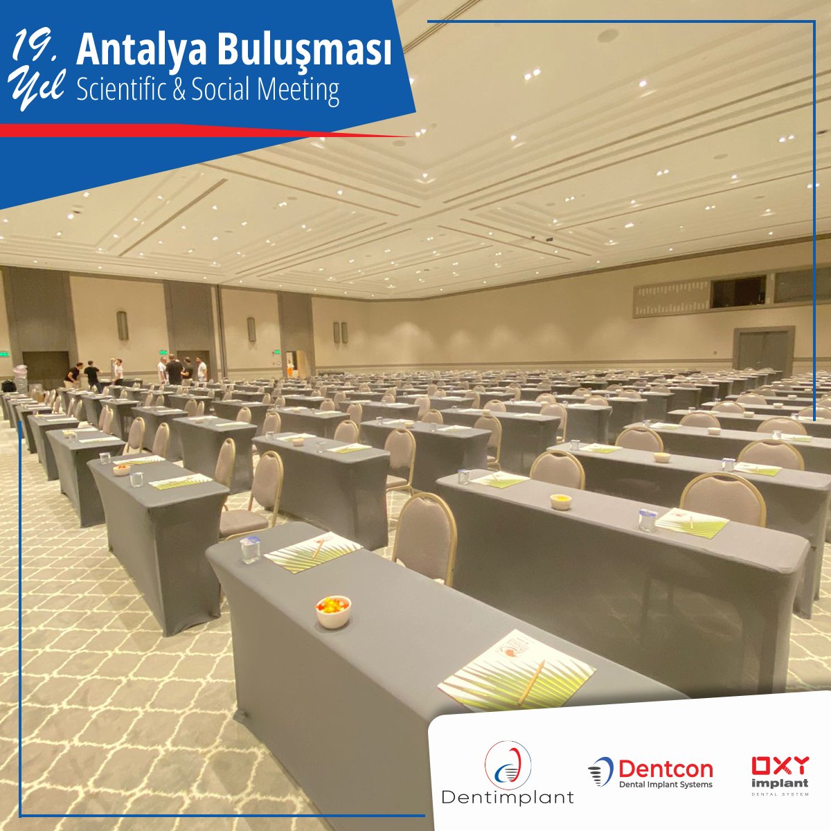DentconImplant's tweet photo. And we started. 🤩

Our scientific activity will continue all day. 👩‍🔬👨‍🔬

#dentimplant #oxyimplant #dentcon #Antalyabuluşması #kemer https://t.co/w3XNmakNrC