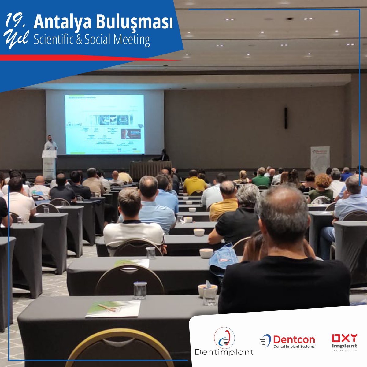 DentconImplant's tweet photo. And we started. 🤩

Our scientific activity will continue all day. 👩‍🔬👨‍🔬

#dentimplant #oxyimplant #dentcon #Antalyabuluşması #kemer https://t.co/w3XNmakNrC