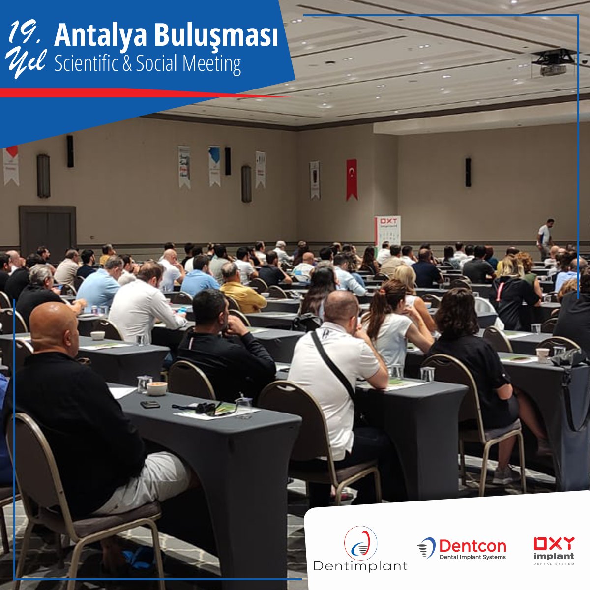 DentconImplant's tweet photo. And we started. 🤩

Our scientific activity will continue all day. 👩‍🔬👨‍🔬

#dentimplant #oxyimplant #dentcon #Antalyabuluşması #kemer https://t.co/w3XNmakNrC