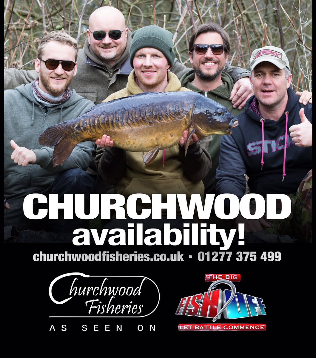 We have availability on Churchwood Lake &amp; our dedicated Cat Lake next week. For more info / to book please call the office on 01277 375499 ☎️ We are also now taking bookings for 2023....