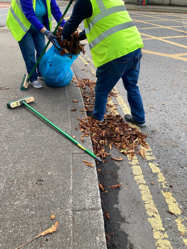 Leaf fall has begun! 🍂🍁🌰 Autumn is a colourful time and our busiest time! New volunteers are always welcome - join us if you can - 10am Saturday starting from XL shop on Glasnevin Hill #Glasnevin #Dublin9 #binit #litterpick #keepdublinbeautiful