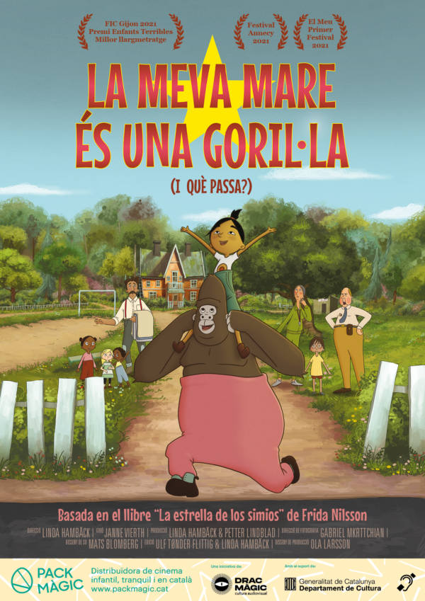 Aquest cap de setmana vine a veure 'La meva mare és un goril·la', cinema infantil en #català, al #TeatreMargaridaXirgu de #Badalona. 
🗓️Diumenge 9 d'octubre
⏰A les 12 h
#PackMàgic