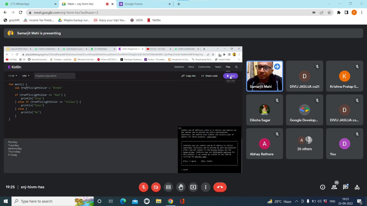 dscpgdav's tweet photo. Android Compose Camp 🏕 Session 2 Completed ✅
Thank you everyone who supported to make the session a success!💫
Many more to come.💯
#ComposeCamp #ComposeCampIndia
#googledeveloperstudentclub https://t.co/FtLFcGNSYV