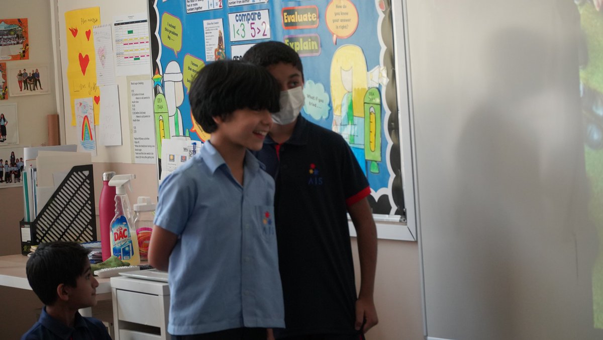 AIS_Grade4's tweet photo. Grade 4 presented their mini projects to parents and explained how to protect communities from Volcanic Eruptions.  There were lots of great solutions which were excitedly presented to big crowds of parents. #AISGrade4 #AISPrimarySch https://t.co/H5xj2a2i2J