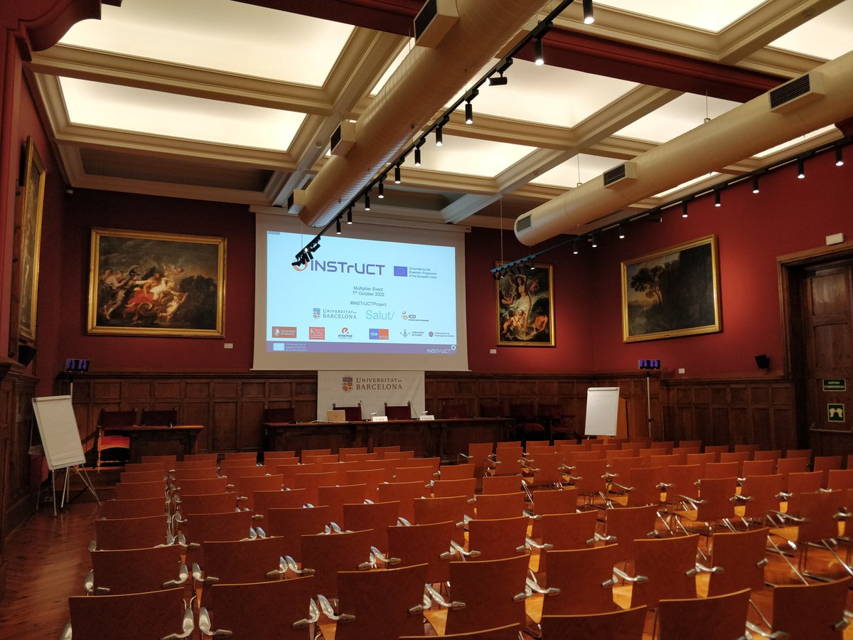 Everything ready for the #INSTrUCTProject multiplier event!