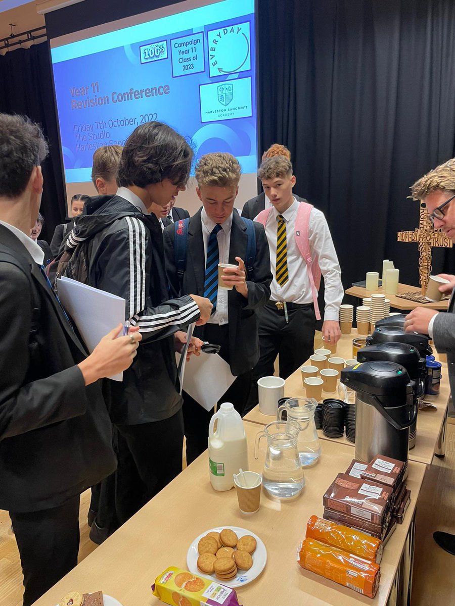 SancroftAcademy's tweet photo. Our Y11 conference is about to commence… huge thanks to the team who create an environment that enables our students to thrive 💜 https://t.co/TGLVsxeiAt