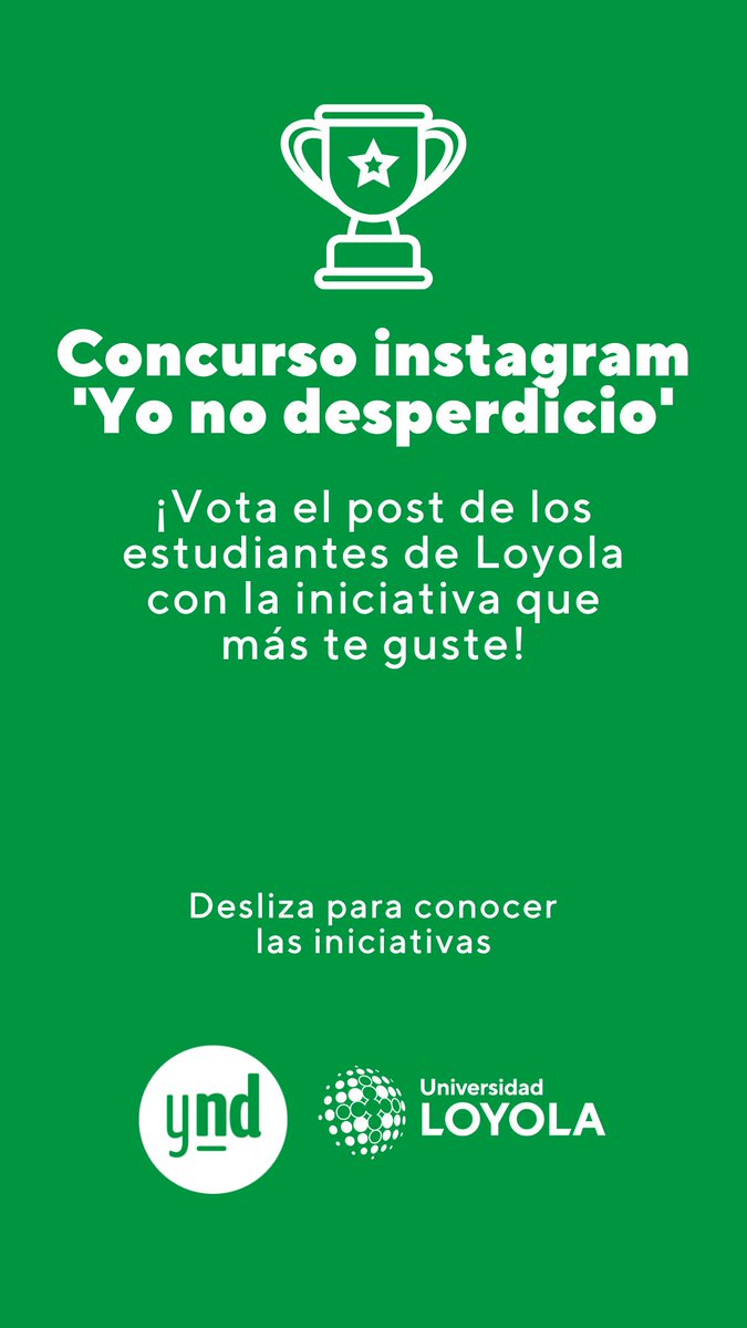 LoyolaAnd's tweet photo. ¡Ayúdanos a elegir al ganador! Estudiantes de la asignatura #FundaPubRRPP #LoyolaComunicación participan en este concurso organizado por @EnraizaDerechos #yonodesperdicio para concienciar sobre el desperdicio alimentario. Tres campañas de concienciación son finalistas. ⬇️(hilo) https://t.co/VhuWMazUtS