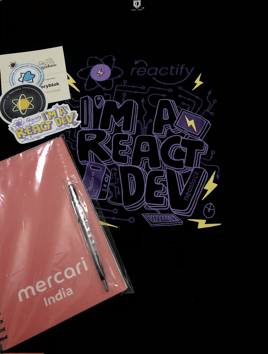 HarshDoesDev's tweet image. Look at what just arrived 👀 @ReactDayIn