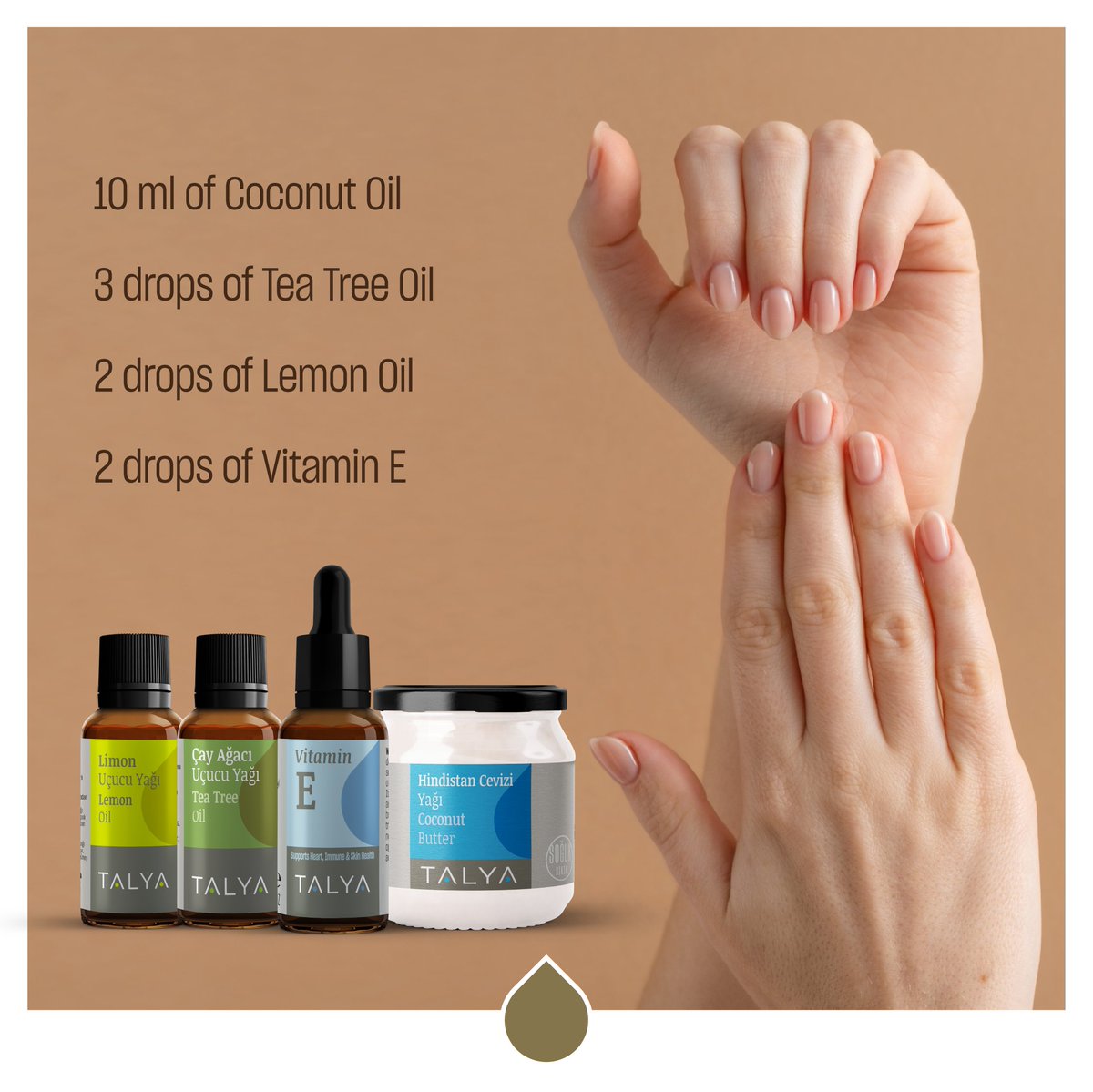 talyaherbal's tweet photo. Get support from nature’s miracles for strengthening your nails and giving your cuticles a quick care.
#Talya #TalyaHerbal #ilovemyself #nailcare #essentialoil #aromatherapy #coconutoil #teatreeoil #lemonoil #vitamine https://t.co/AVxMQankDu