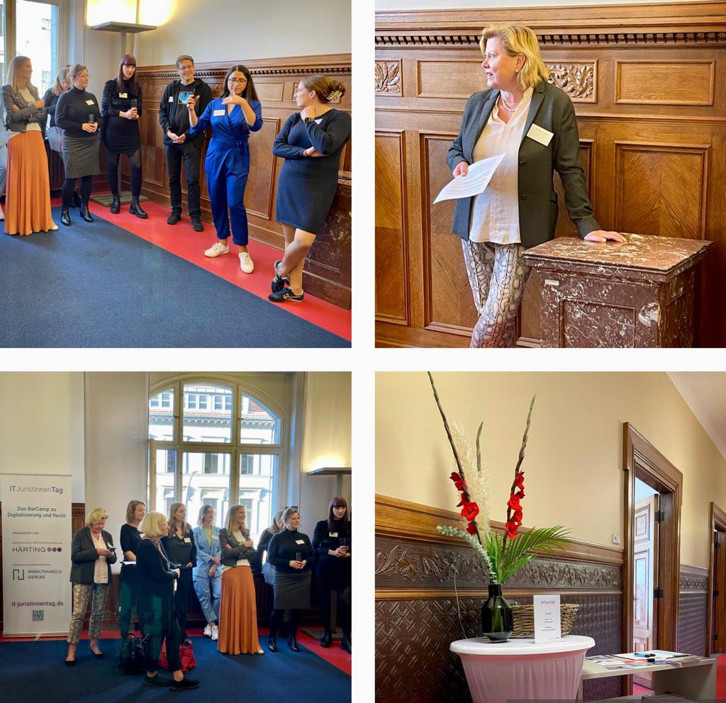 HÄRTING Rechtsanwälte (@haerting) on Twitter photo Bei uns dreht sich heute alles um #ITRecht #Digitalisierung #Datenschutz & #Networking beim 3. #ITJuristinnentag - das #Barcamp zu Digitalisierung & #Recht! Nach der Begrüßung durch <a href="/MFSchreiber/">Marlene Schreiber</a> & <a href="/RAinDiercks/">RA'in Nina Diercks 🇪🇺</a> folgt die Keynote von #BarbaraThiel 👏🏽👏🏽👏🏽 Bei uns dreht sich heute alles um #ITRecht #Digitalisierung #Datenschutz & #Networking beim 3. #ITJuristinnentag - das #Barcamp zu Digitalisierung & #Recht! Nach der Begrüßung durch <a href="/MFSchreiber/">Marlene Schreiber</a> & <a href="/RAinDiercks/">RA'in Nina Diercks 🇪🇺</a> folgt die Keynote von #BarbaraThiel 👏🏽👏🏽👏🏽