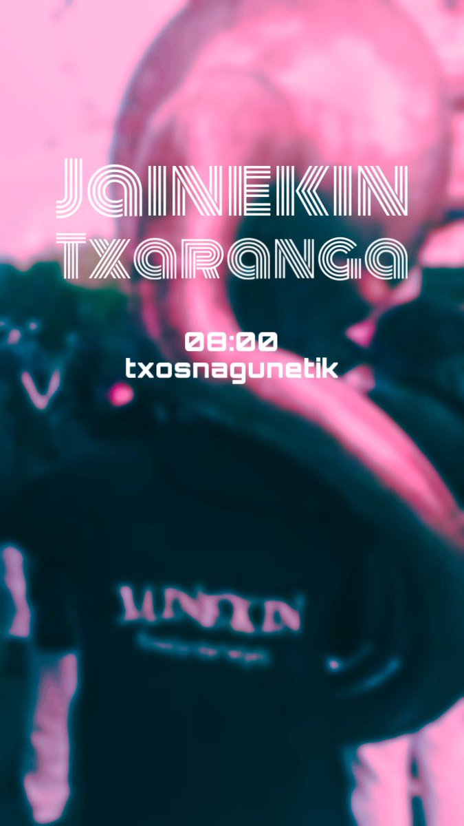ArrasateTxB's tweet photo. Ta zapatuko goiza remontetako, 08:00etatik aurrera Jainekin txaranga (txosnagunetik hasita) 🤘🏽 https://t.co/SrUsv8Gg4A