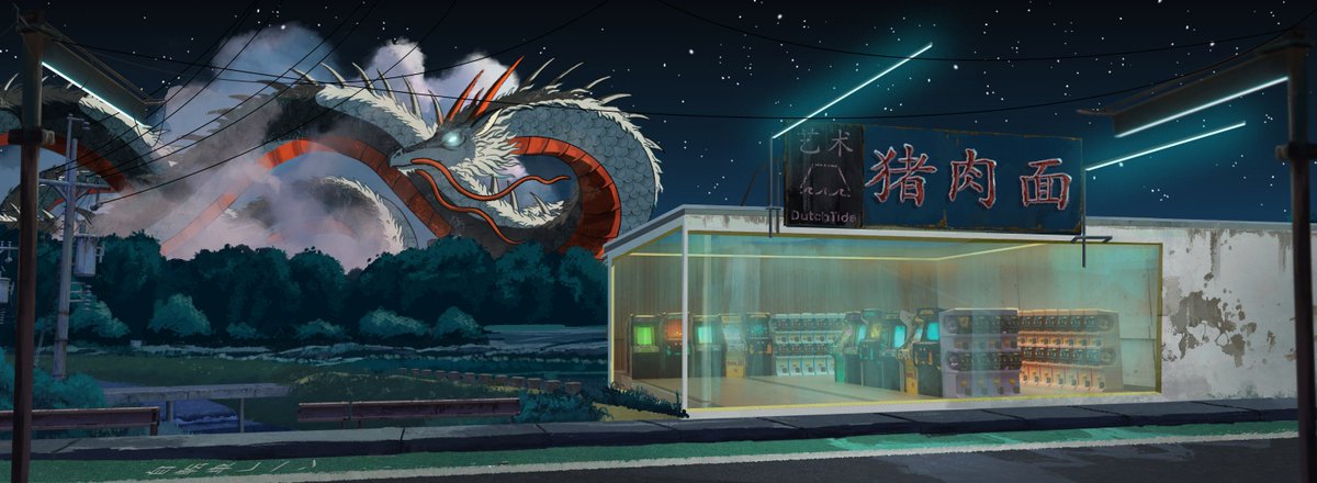 NobleKnight #ANDROMETA (@0xnobleknight) on Twitter photo Proud owner of my second Breeze by <a href="/dutchtide/">Dutchtide.eth</a>
โ๏ธ Beautiful dark sky w/ stars
โ๏ธ Dragon element
โ๏ธ Arcade
โ๏ธ Street light/building light balance
โ๏ธ Green tones throughout
โ๏ธ No characters or vehicles
๐ฏ Vibes Proud owner of my second Breeze by <a href="/dutchtide/">Dutchtide.eth</a>
โ๏ธ Beautiful dark sky w/ stars
โ๏ธ Dragon element
โ๏ธ Arcade
โ๏ธ Street light/building light balance
โ๏ธ Green tones throughout
โ๏ธ No characters or vehicles
๐ฏ Vibes