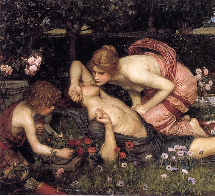 datusmagnificus's tweet photo. La muerte de Adonis🌹
La diosa Afrodita se enamoró de Adonis, igual que Perséfone, y el joven pasaba unos meses con cada una
Pero el dios Ares, amante de Afrodita, se convirtió en jabalí y mató a Adonis...
La sangre del joven se derramó, y así nacieron las primeras rosas #mitos https://t.co/oGSPVJgwrc