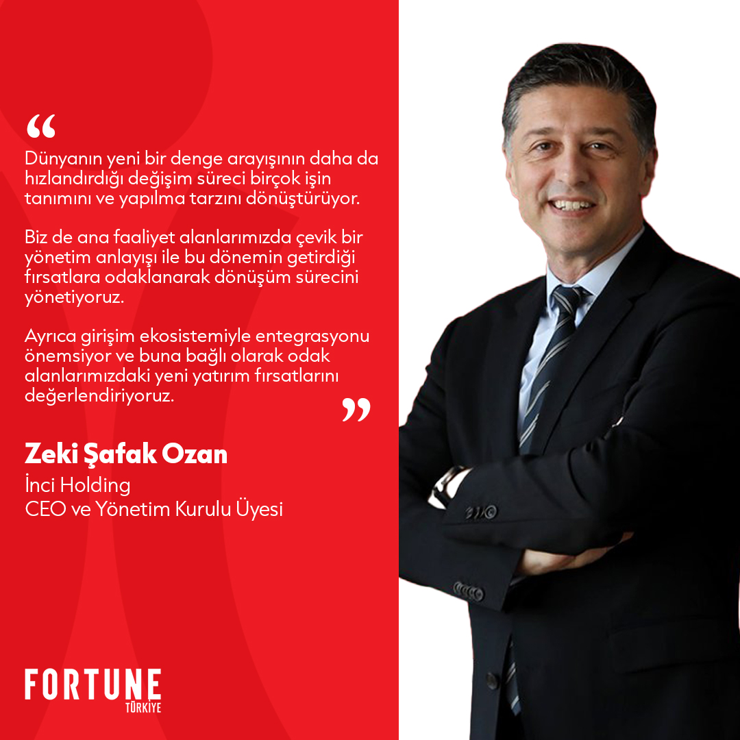 Holding CEO'muz ve Yönetim Kurulu Üyemiz Zeki Şafak Ozan'ın Fortune Türkiye röportajı yayınlandı. Röportajın tamamını Fortune Türkiye Ekim sayısında okuyabilirsiniz. #İnciHolding #Egeninİncisi #FortuneTürkiye