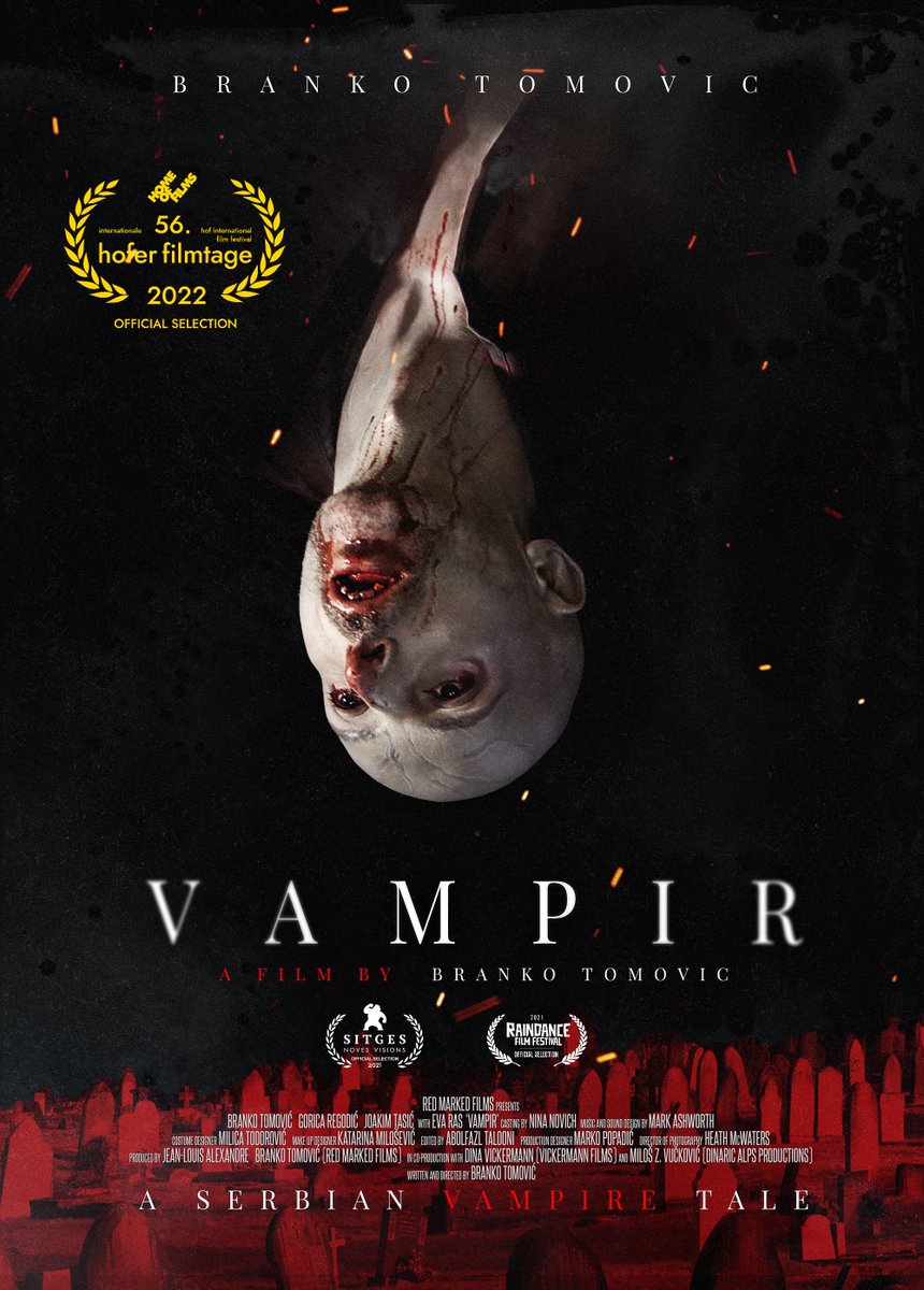 VAMPIRthefilm's tweet photo. We are so very thrilled to have our German premiere of VAMPIR with the wonderful HOF INTERNATIONAL FILM FESTIVAL

The 56th edition will take place from 25.-30. Oct. More to come soon...

https://t.co/loQeAlzFS1

#vampir #brankotomovic #evaras #goricaregodic  #hoferfilmtage https://t.co/cXR8zbS4M6