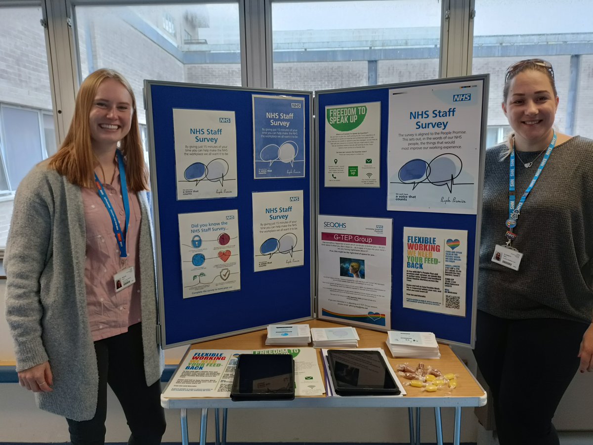 WEDoOD_UHP's tweet photo. We are on Level 7 outside the restaurant today - come and see us to complete your Staff Survey and talk about Flexible Working 🖊️#freepen @WEDoOD_UHP @UHP_NHS @pliplop101 @StevenKeithNHS https://t.co/Iw7QJP6lMC