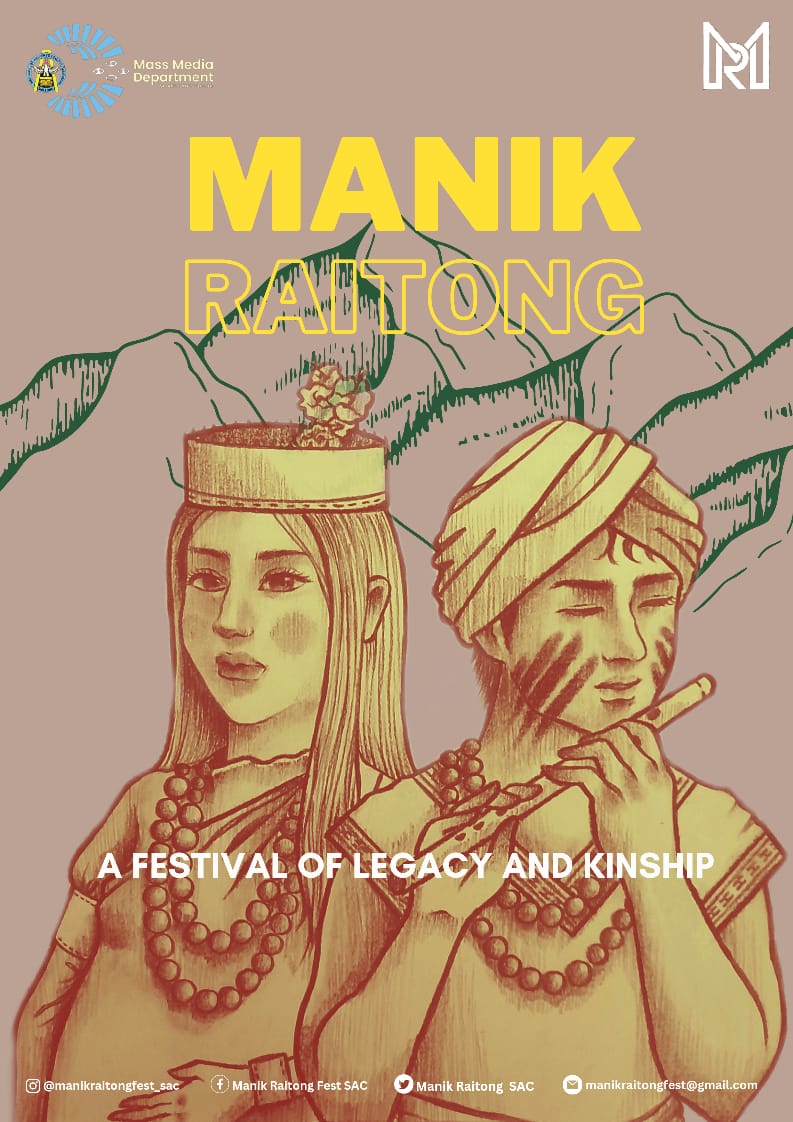 ManikRaitongSAC's tweet photo. One story, Two Lovers, One Antagonist and A Fest of a lifetime - MANIK RAITONG FEST.There are multiple approaches to how Manik Raitong met his lover.
Poster by- @LeirikOinam
#khasi #jaintia #garo #trendy #manikraitongfest_sac #shillong #meghalaya #event #massmedia  #trending https://t.co/jbLMCRPbXw