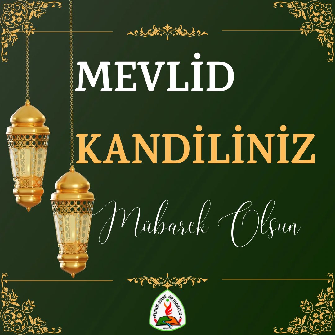 Peygamber Efendimiz Hz Muhammed (SAV)'in kutlu doğumunun gerçekleştiği #Mevlid Kandilini kutlarken; bu mübarek gecenin ülkemize, İslam Alemine ve tüm insanlığa huzur, barış ve mutluluk getirmesini Yüce Allah'tan niyaz ederiz. #MevlidKandili